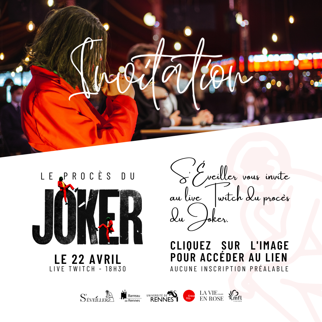 Invitation procès du Joker