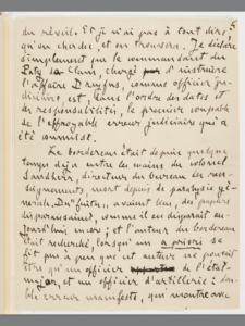 Manuscrit J'accuse Zola P5