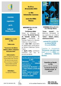 Programme semaine des prisons